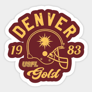 Denver Gold 1983 Sticker